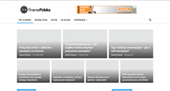 Desktop Screenshot of finansepolaka.pl